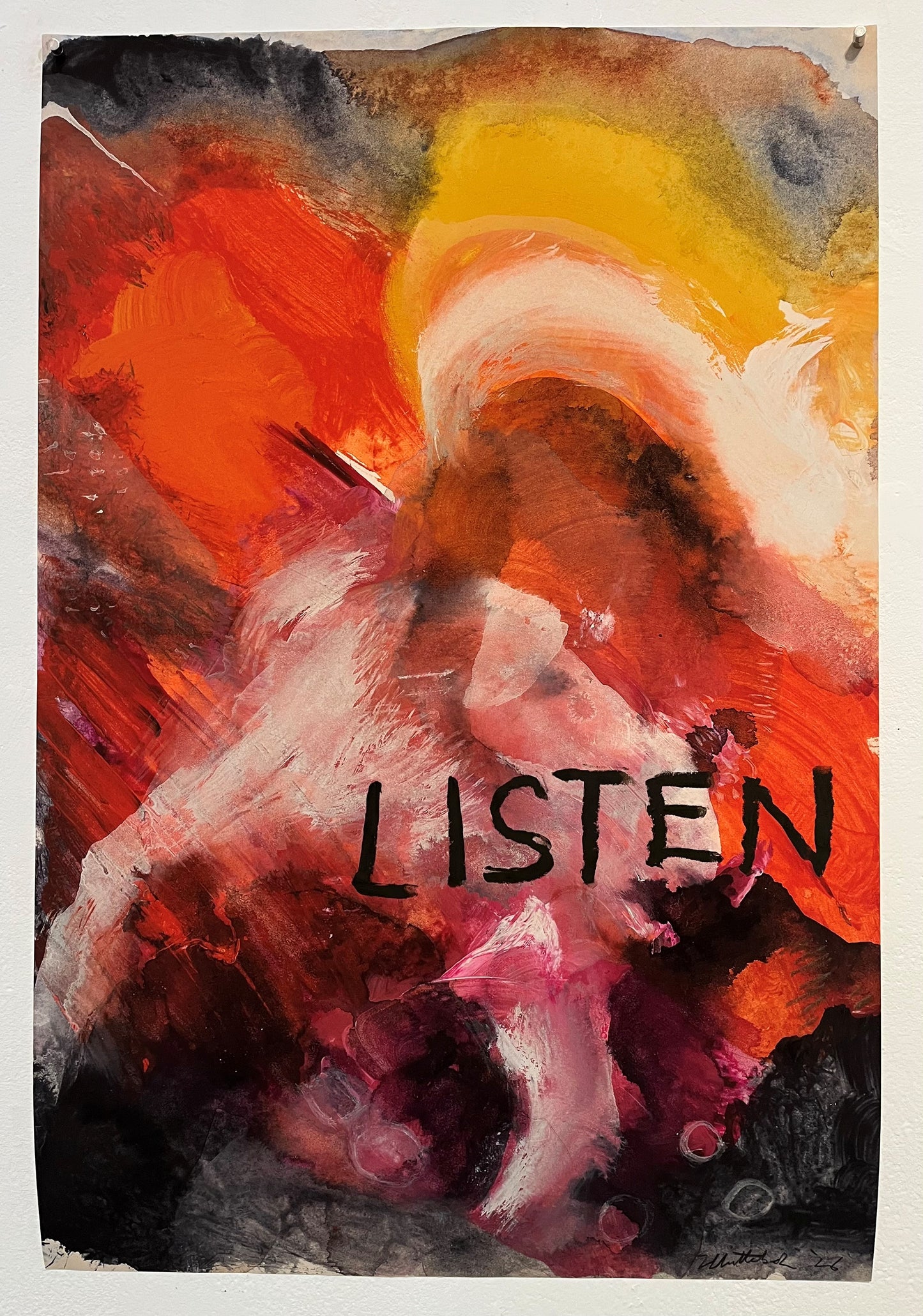 Listen (with your eyes - "the mob within the heart")