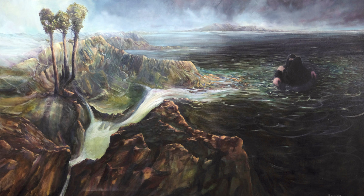 Two women at sea