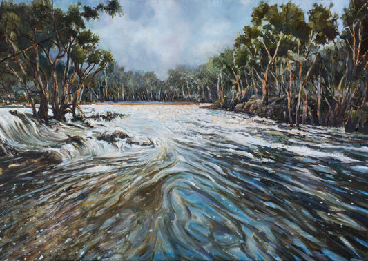 Dights falls in flood