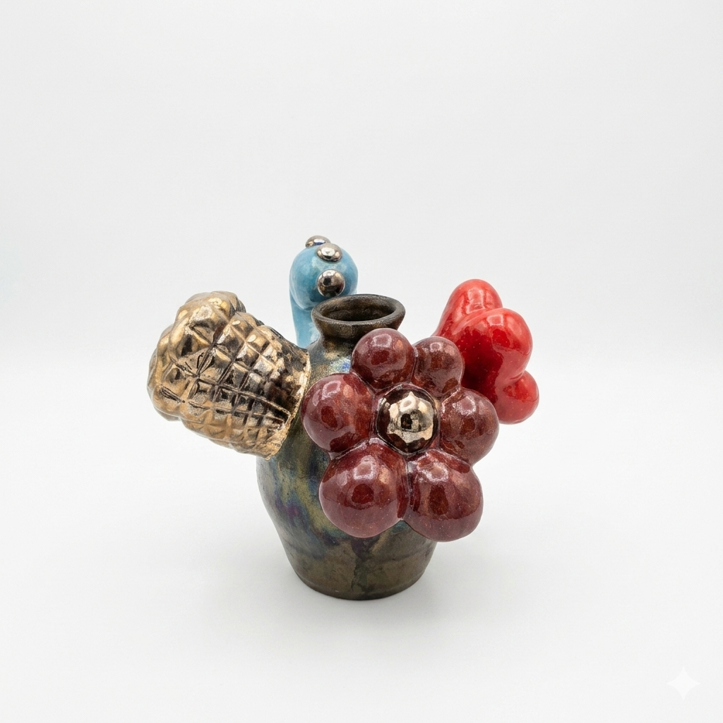 The Gem-Encrusted (vase)