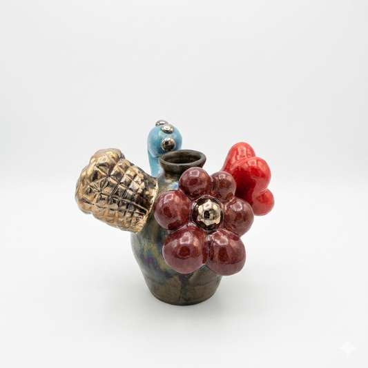 The Gem-Encrusted (vase)