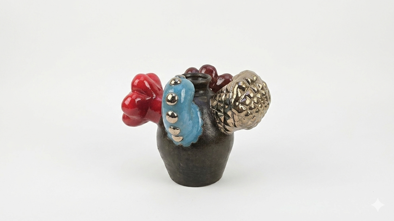 The Gem-Encrusted (vase)