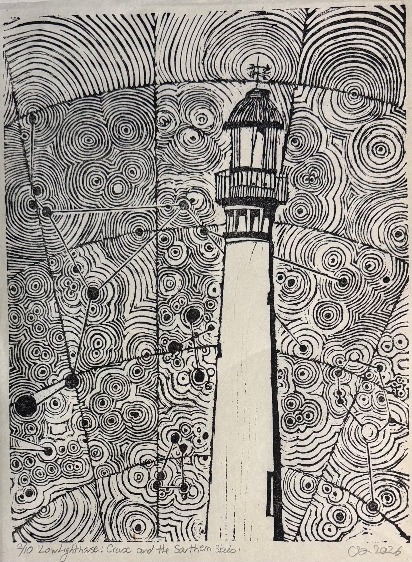 Low Lighthouse: Crux and the Southern Skies (edition of 10)