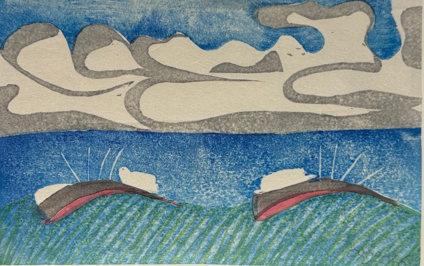 Ships rolling over the Horizon